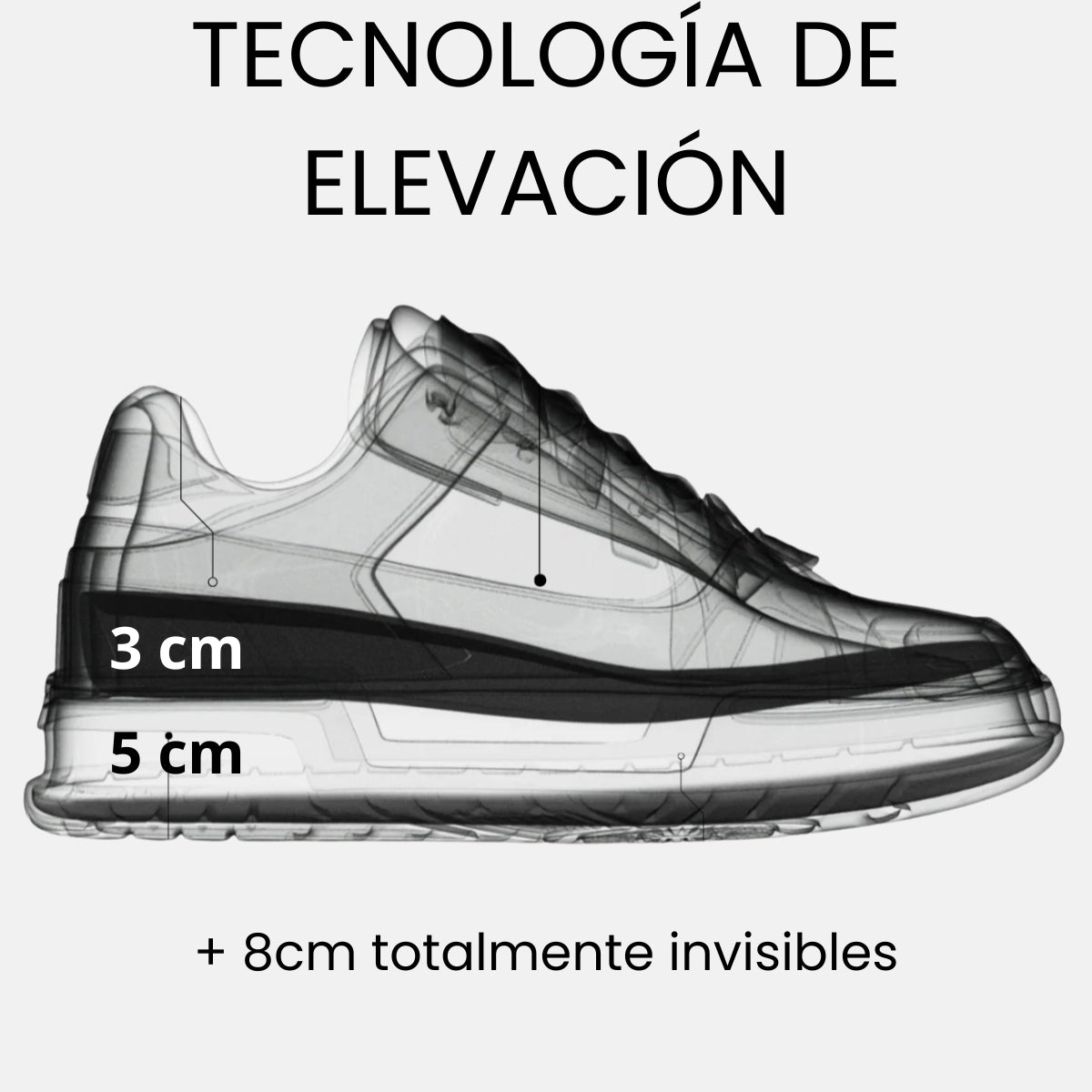 Tenis Altivo | +8cm Al Instante